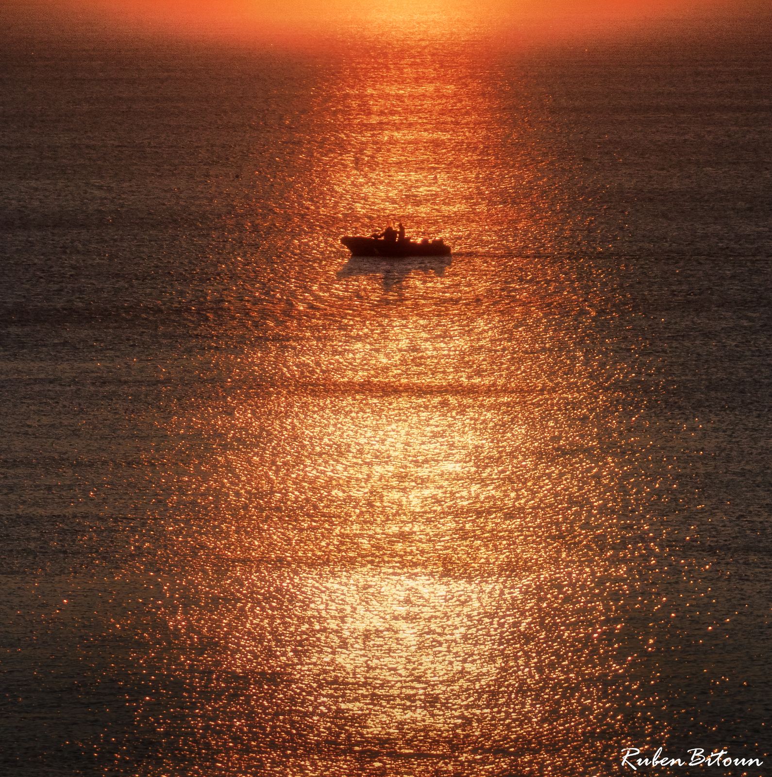 Barque — contre-jour