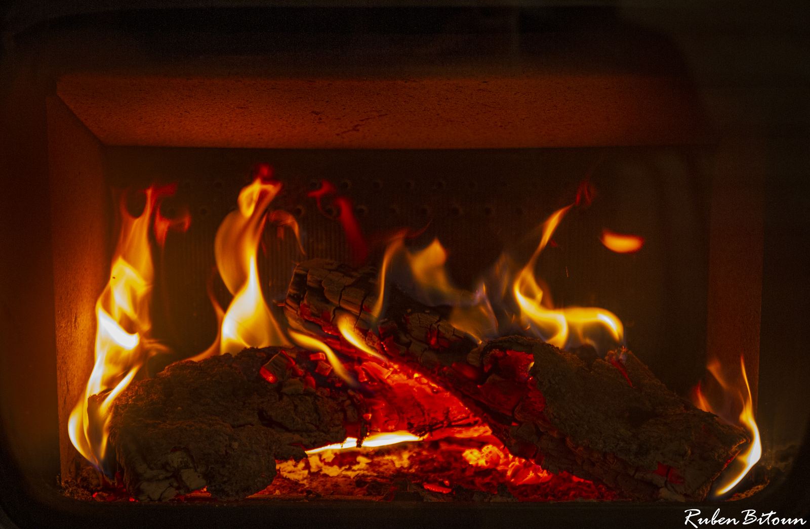 Feu de cheminée